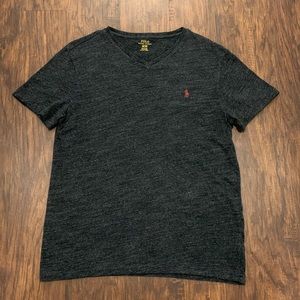 Polo Ralph Lauren Men’s Charcoal Black V-Neck